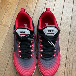Red Nike shoes size 12